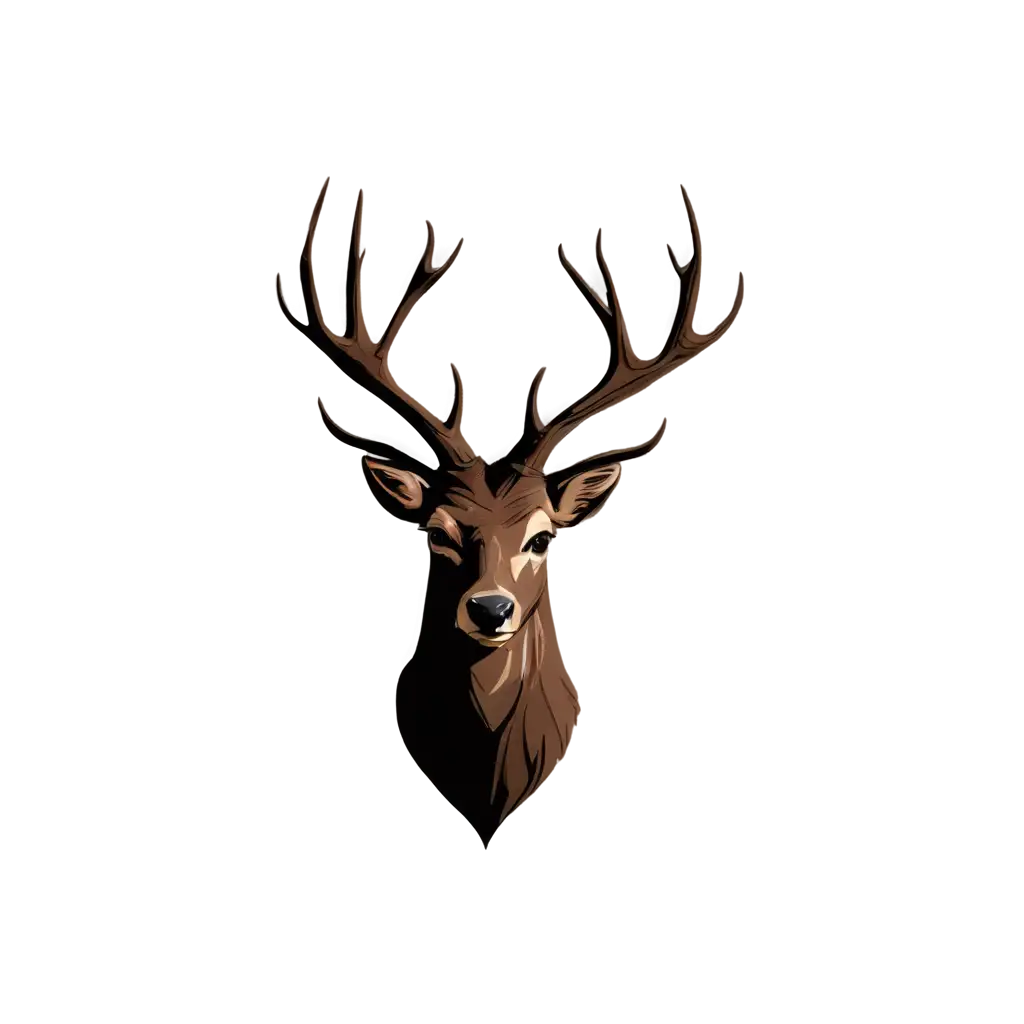 Dark-Deer-Logo-PNG-A-Unique-and-Mystical-Emblem-for-Digital-and-Print-Applications