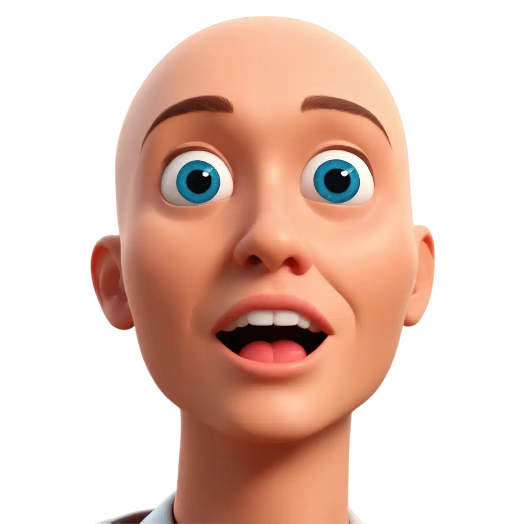 3d cartoon face image