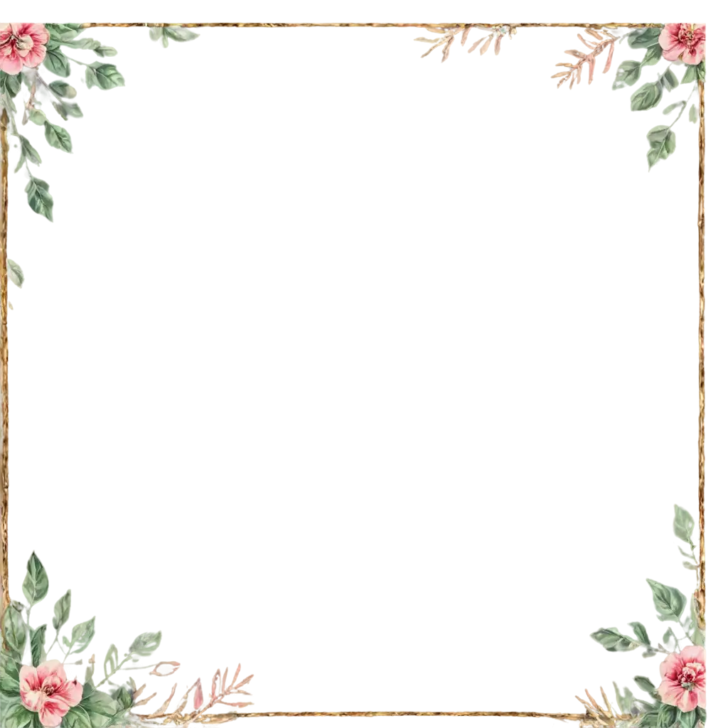 Exquisite-Floral-Frame-PNG-Designs-for-Versatile-Digital-Art-Applications