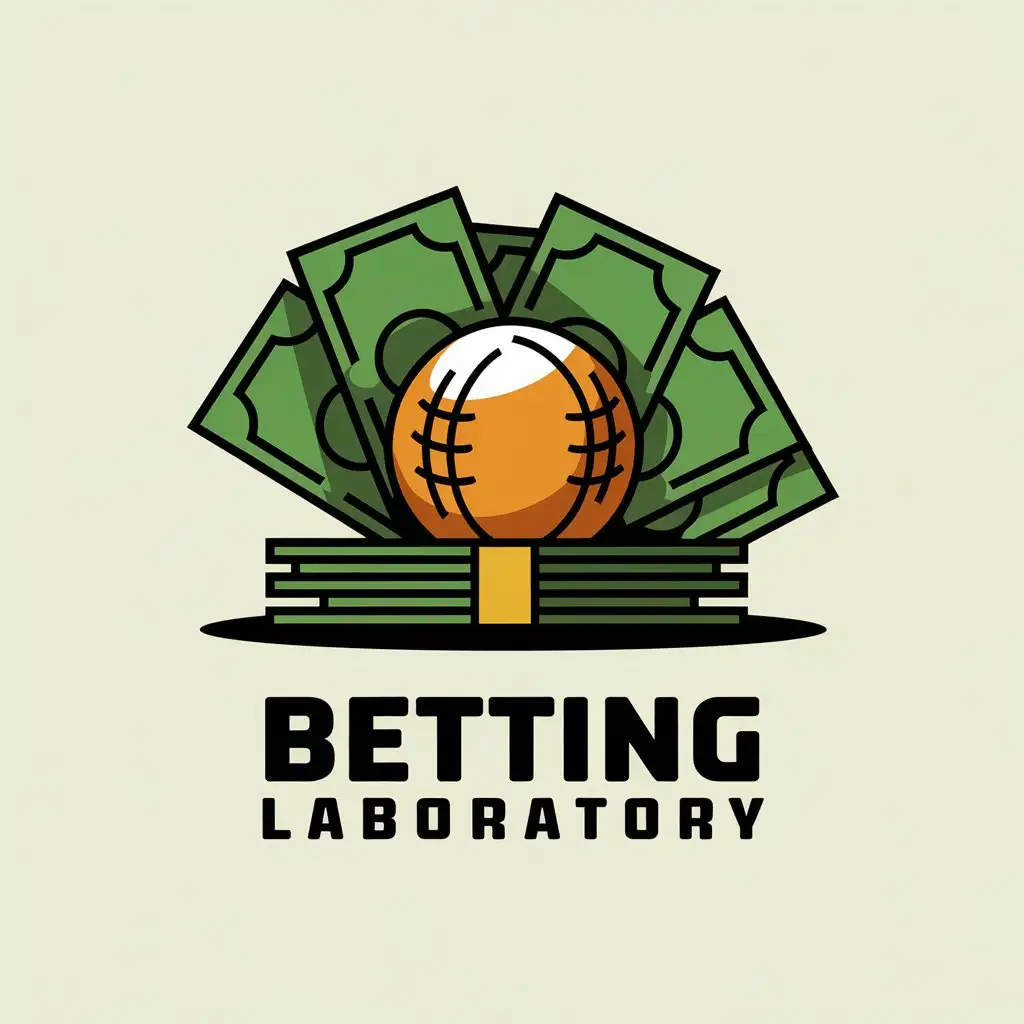 LOGO-Design-For-Betting-Laboratory-Rich-Money-Background-with-Sphere-of-Sports-Betting