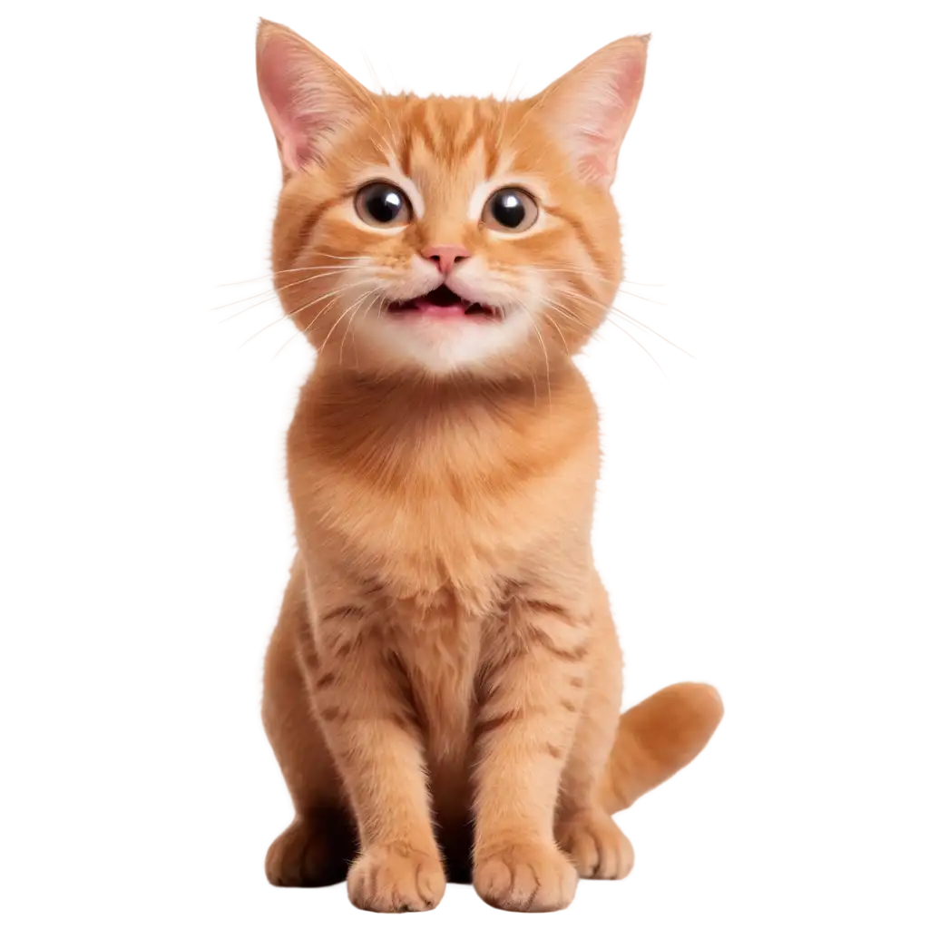 Smily-Cat-PNG-Image-Brighten-Your-Projects-with-a-Playful-Feline