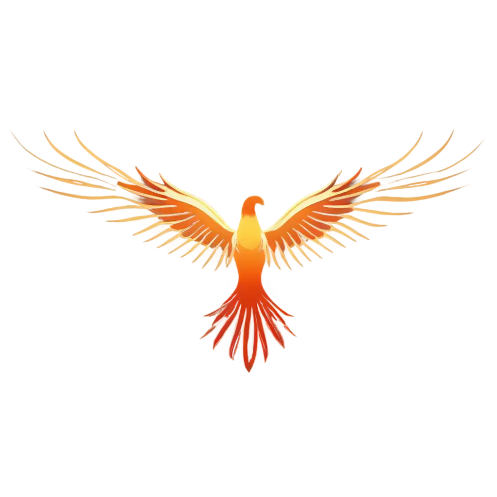 Minimalistic-Phoenix-Logo-PNG-with-Spreading-Wings-and-Swirling-Fire-for-Rebirth-Symbolism