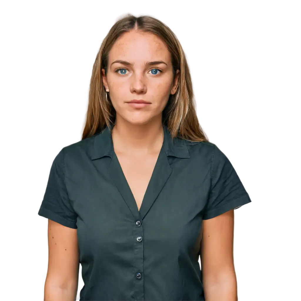 Realistic-American-Woman-PNG-Image-with-Detailed-Facial-Features-and-Dark-Collared-Shirt