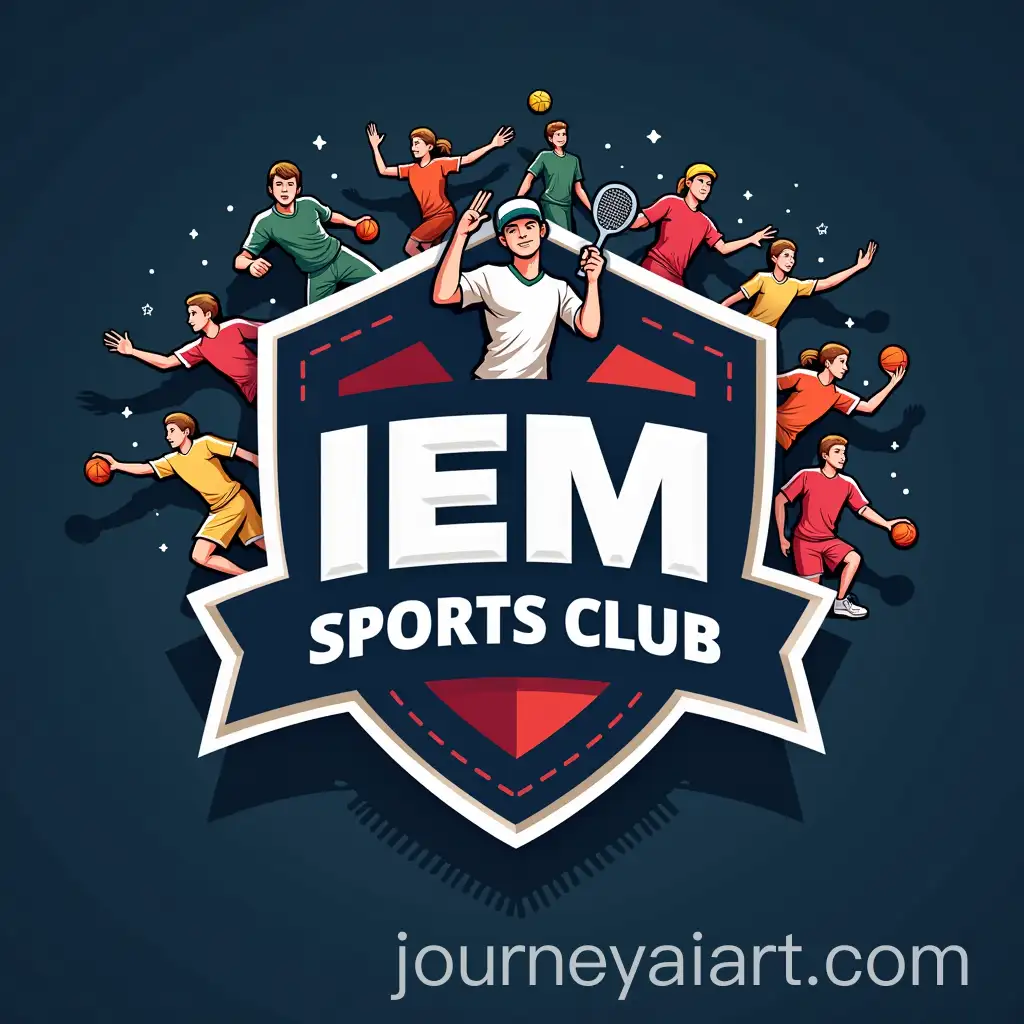 IEM-Sports-Club-Logo-with-Diverse-Sports-Background