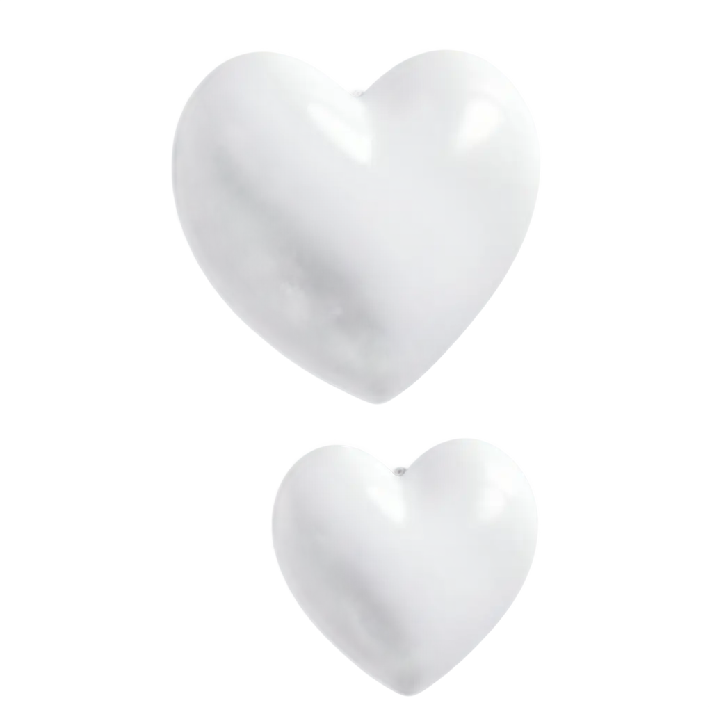 Volumetric-3D-White-Heart-PNG-HighQuality-Transparent-Image-for-Various-Creative-Projects