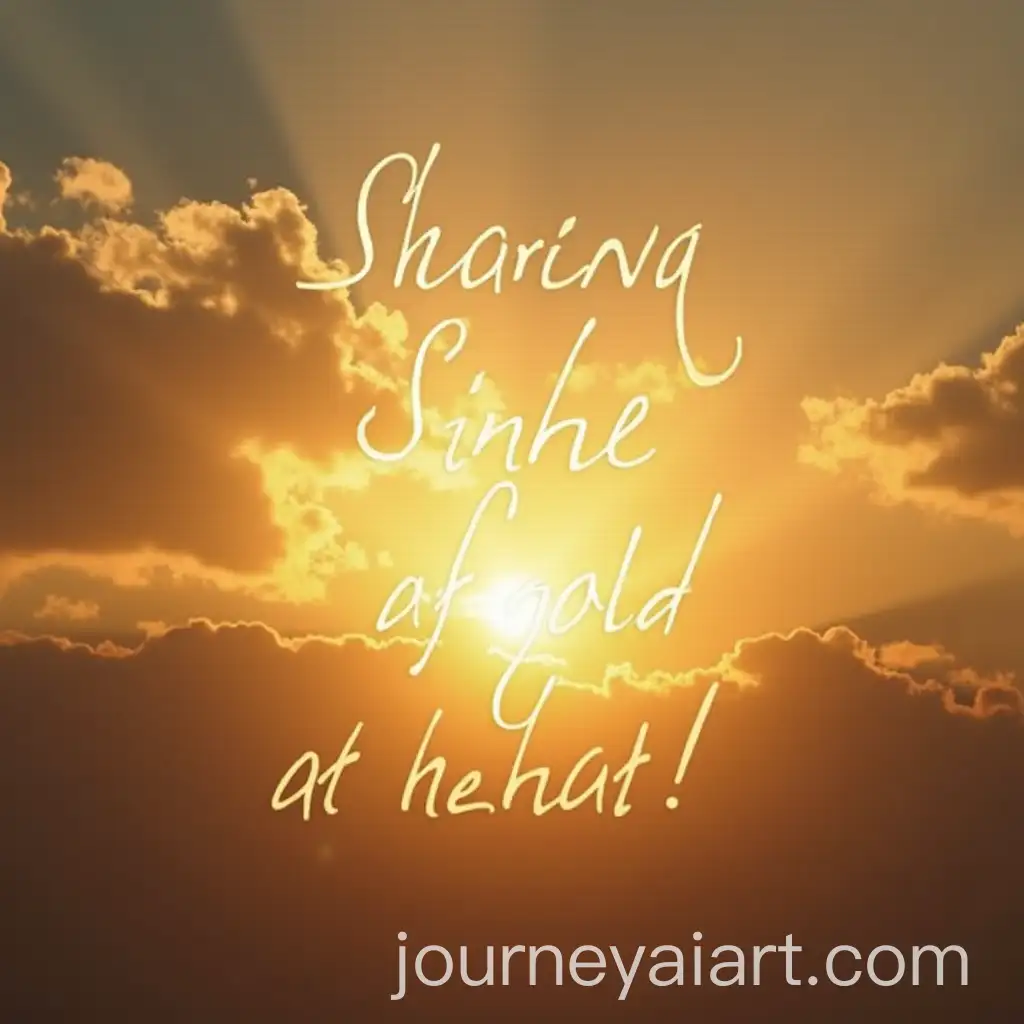Golden-Sky-with-Inspiring-Quote-Sharing-is-the-GoldAI-Art-Prompt-Expansion-of-the-Heart
