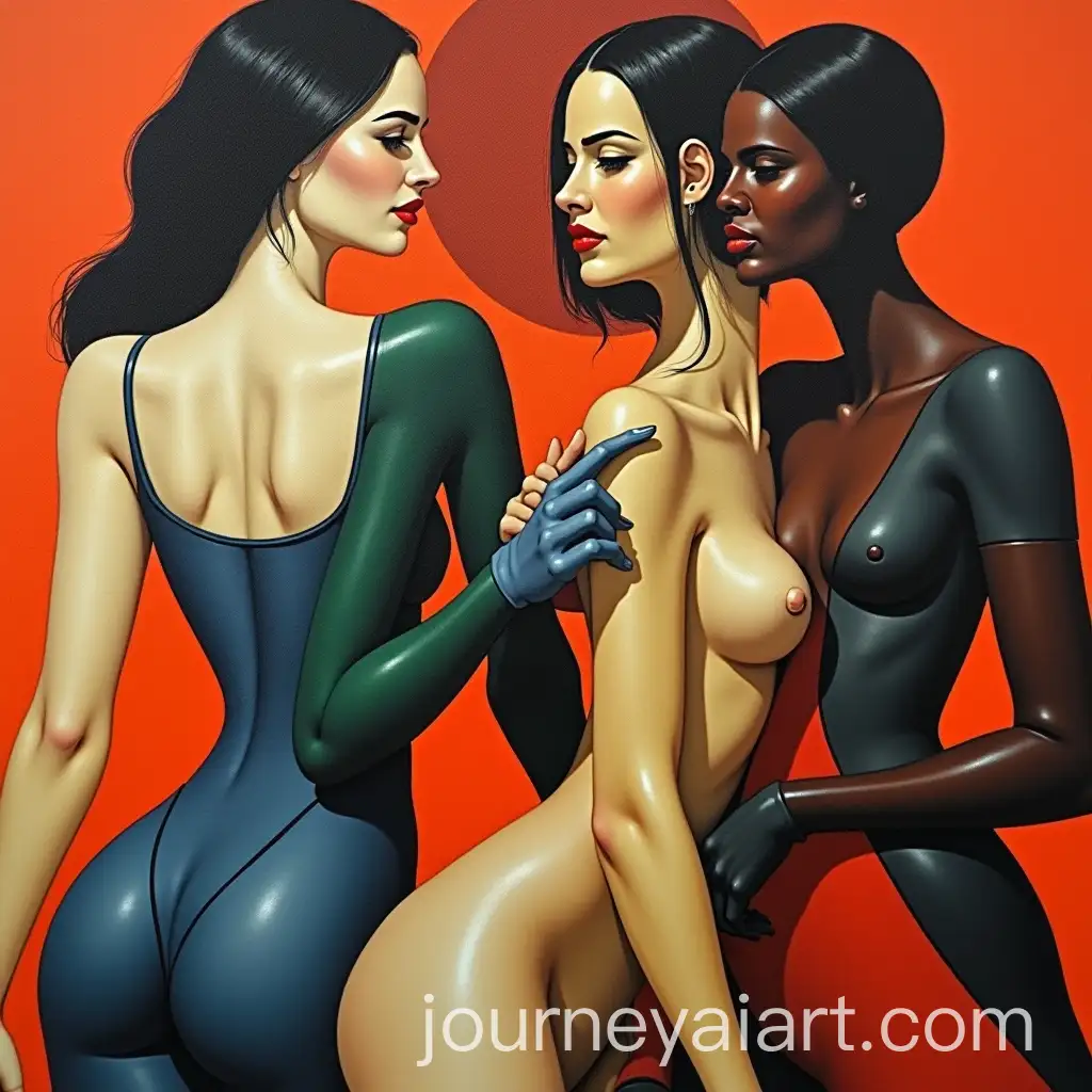 Abstract-Cubist-Portrait-of-a-Woman