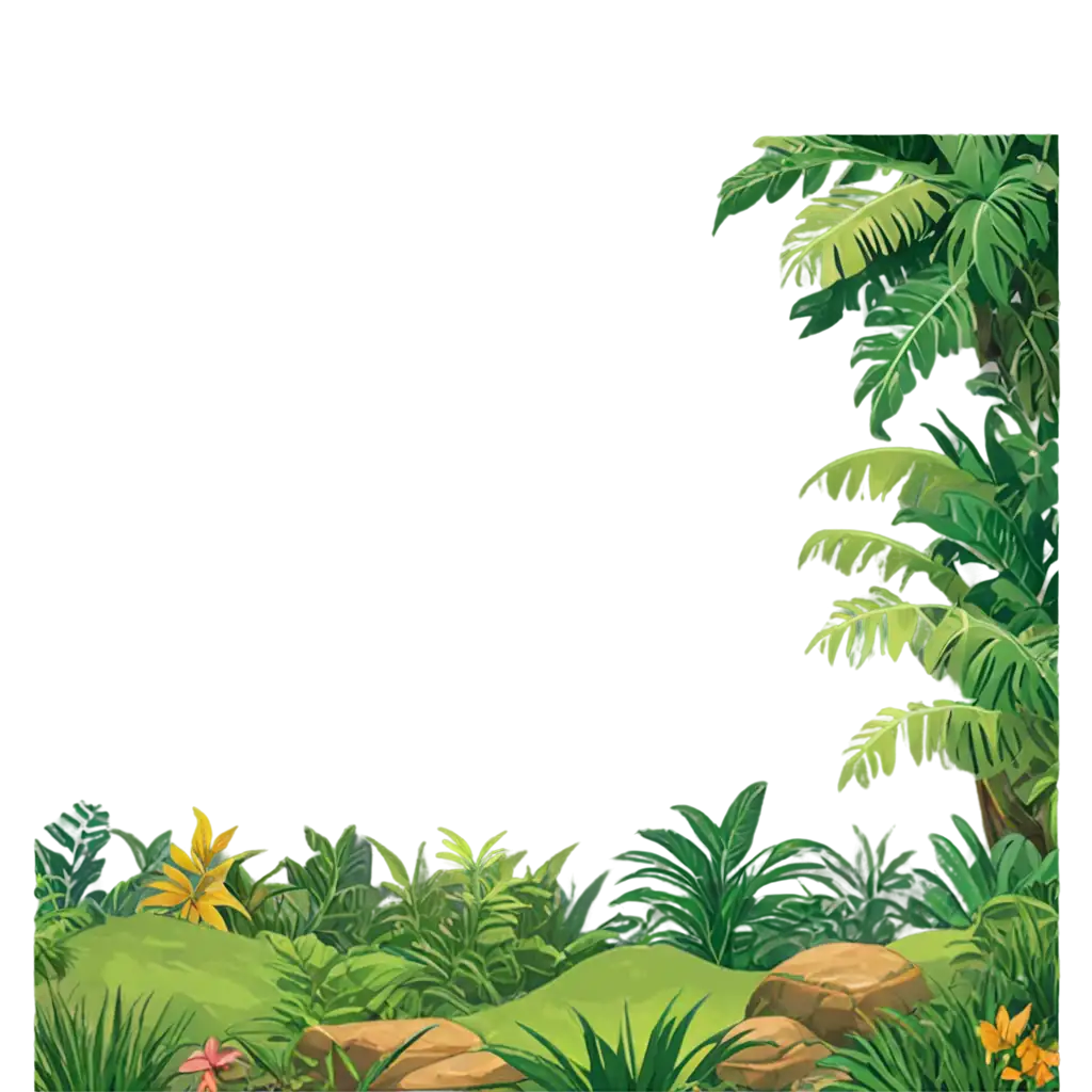 Playful-Jungle-Ground-PNG-Vibrant-Nature-for-Creative-Projects