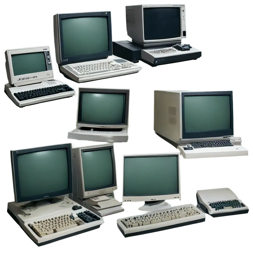 Enhance-Your-Project-with-HighQuality-PNG-Images-of-Old-Computers