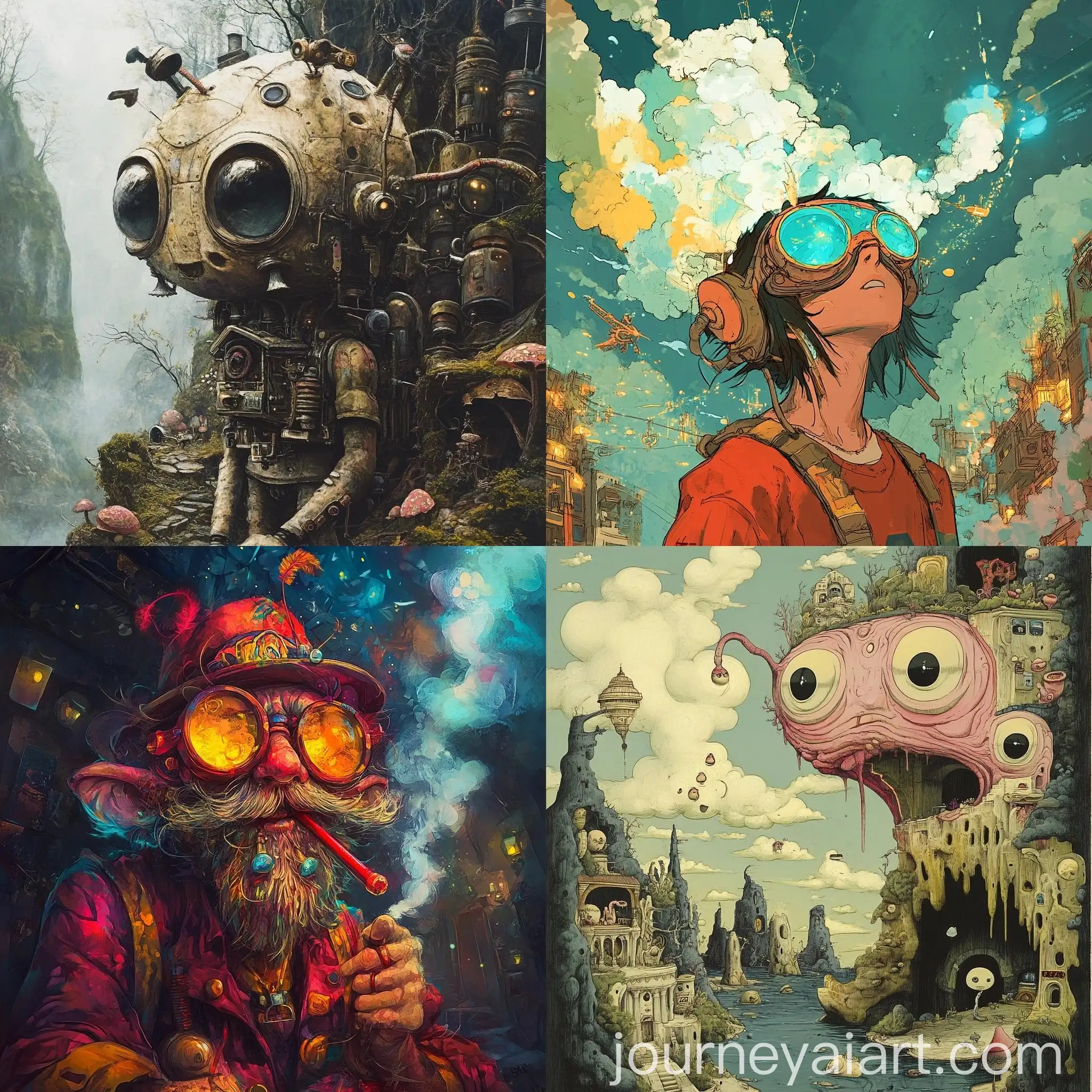 Colorful-Fantasy-World-with-Playful-Creatures-and-Whimsical-Landscapes