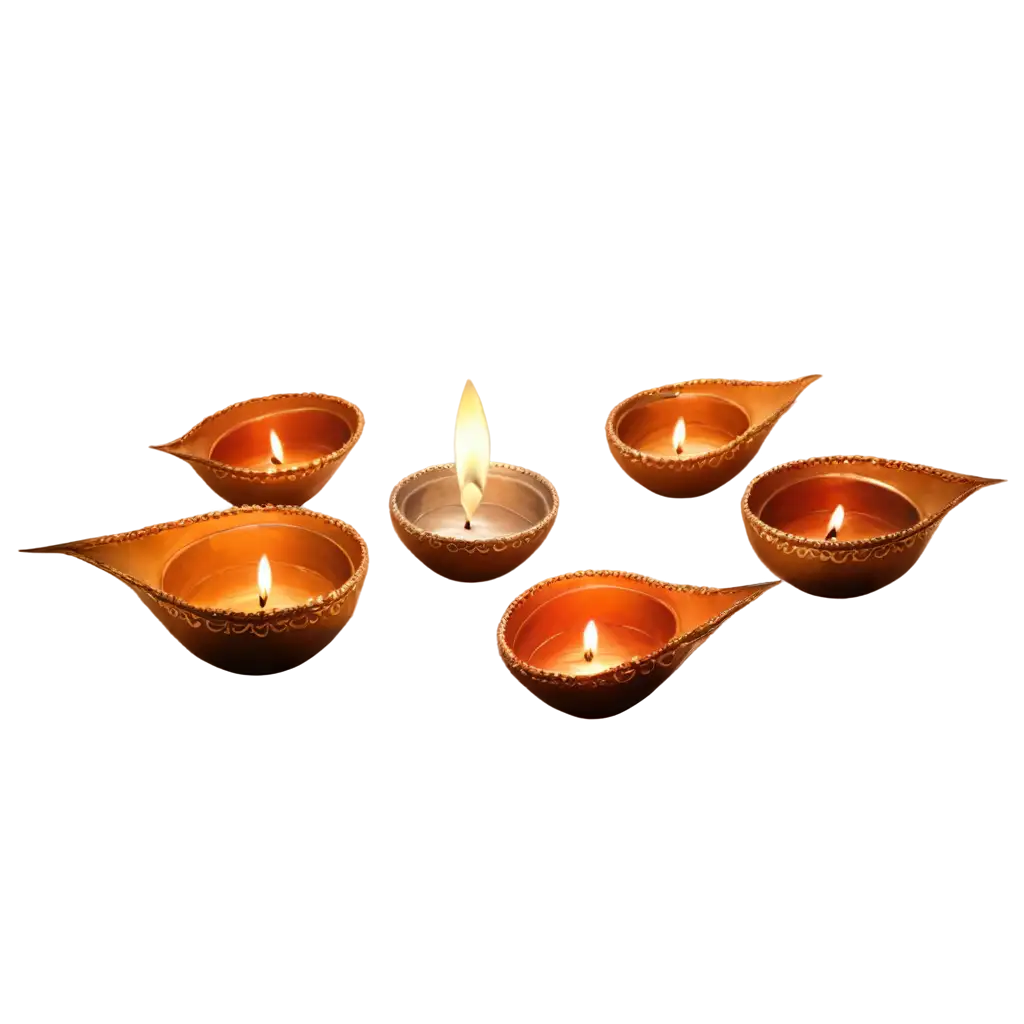 Illuminate-Your-Celebrations-with-a-Beautiful-Diwali-Diya-PNG-Image