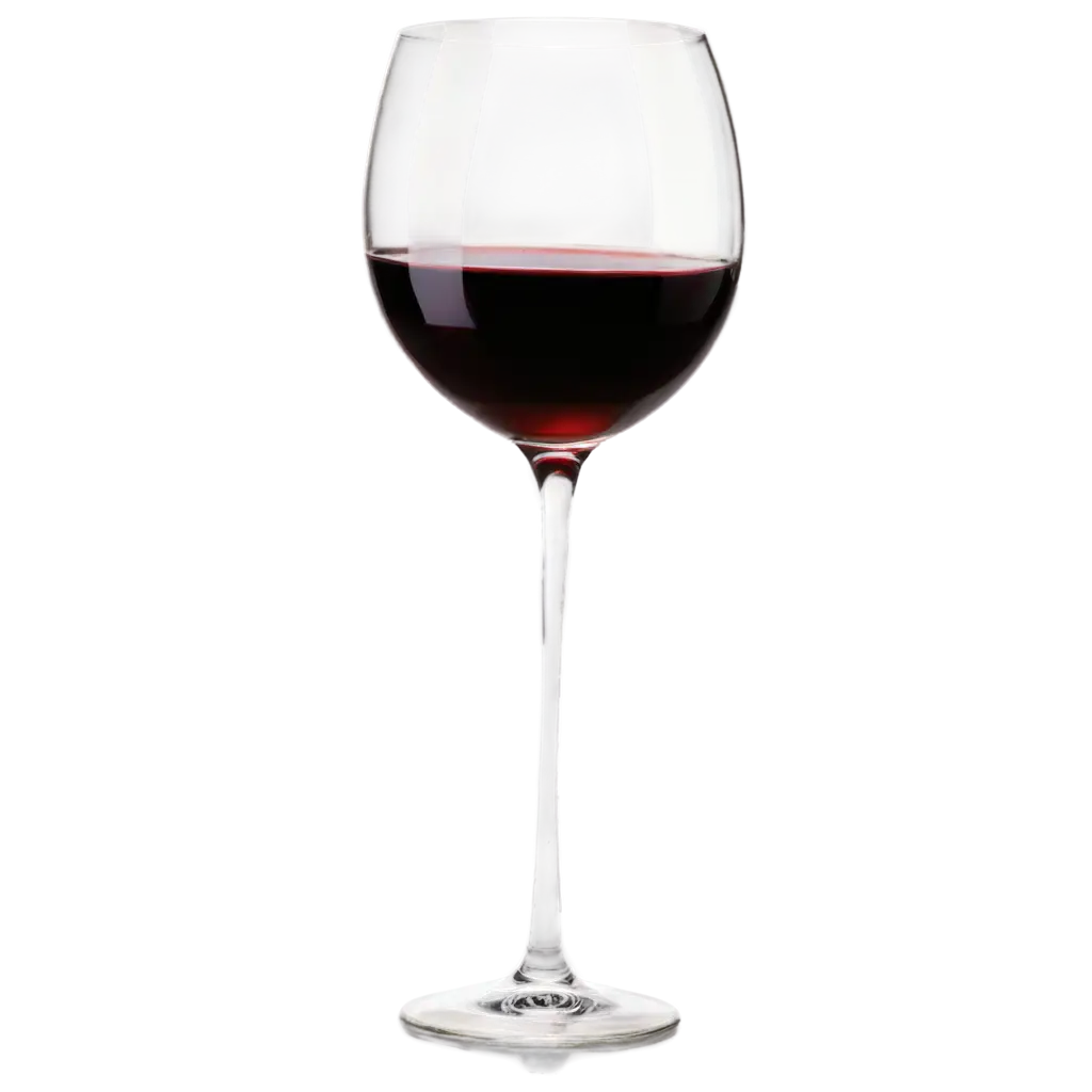 Glass-of-Red-Wine-PNG-Image-Frontal-View-Photography