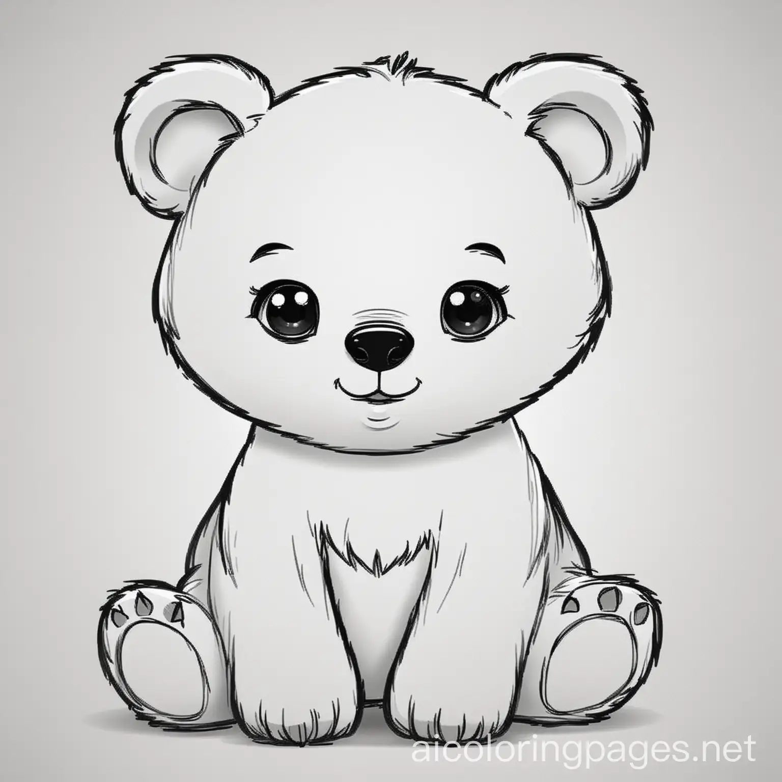 Baby-Bear-Coloring-Page-Black-and-White-Line-Art-for-Kids