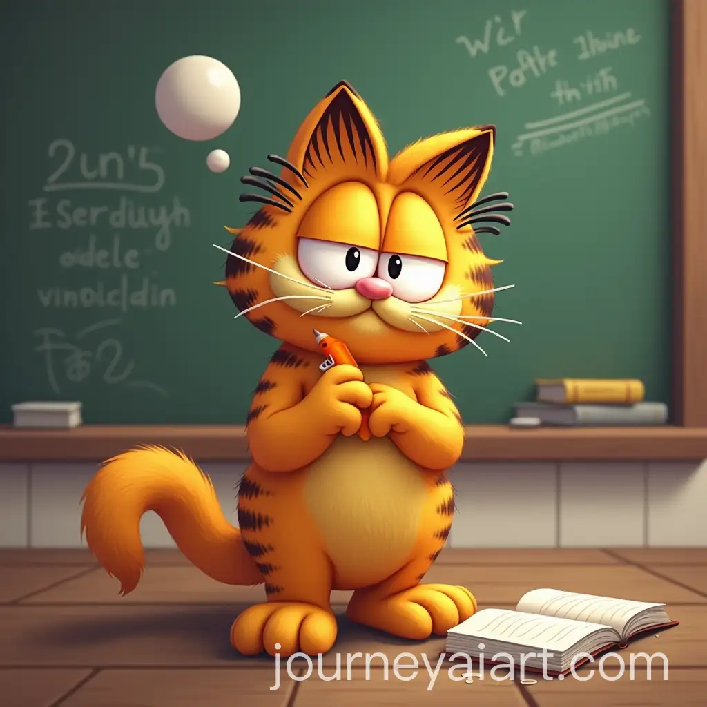 Garfieldlike-Kitty-Struggling-to-Learn-English-in-aAI-Art-Prompt-Expansion-Humorous-Scene