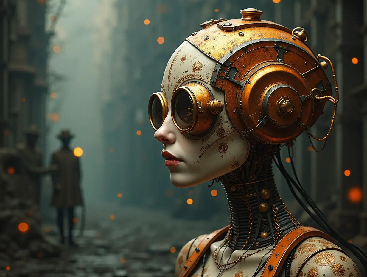 Surrealistic questions for the artificial unconscious of Steampunk