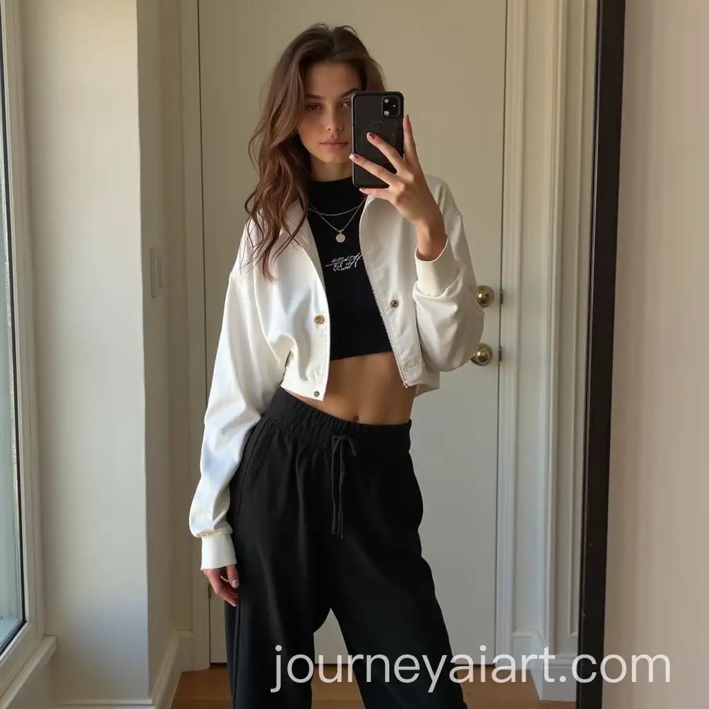 18YearOld-Athletic-Trans-MTF-Girl-Selfie-in-Baggy-Hip-Hop-Pants-and-Skintight-Tshirt