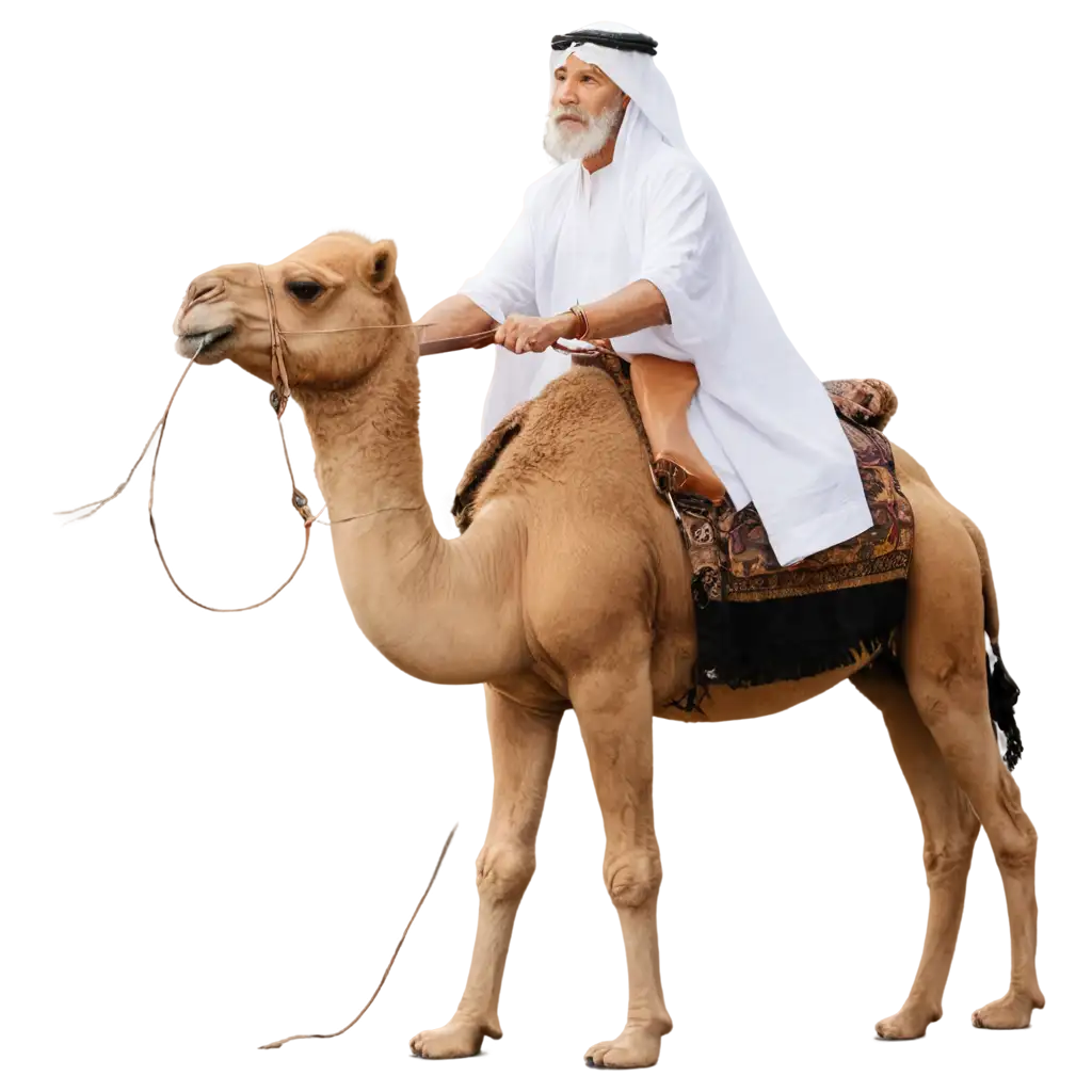 Melchior-the-Wise-Man-on-a-Camel-PNG-Image-for-Enhanced-Clarity-and-Quality