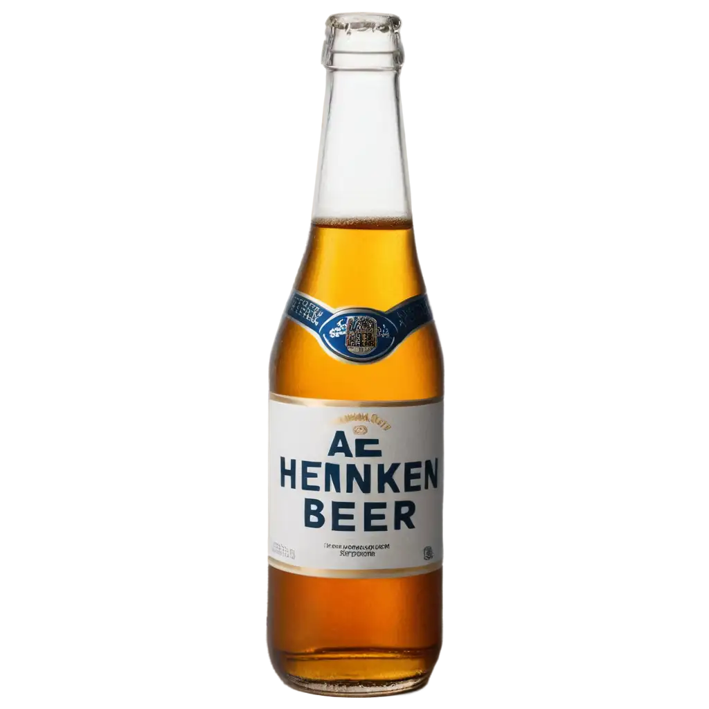 Heniken-Beer-Bottle-PNG-Image-Artistic-Representation-of-a-Classic-Beverage