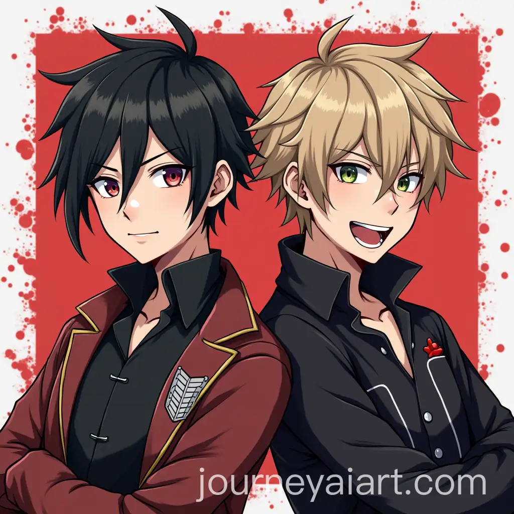 Yuji-Itadori-and-Eren-Jaeger-Channel-Icon-Design