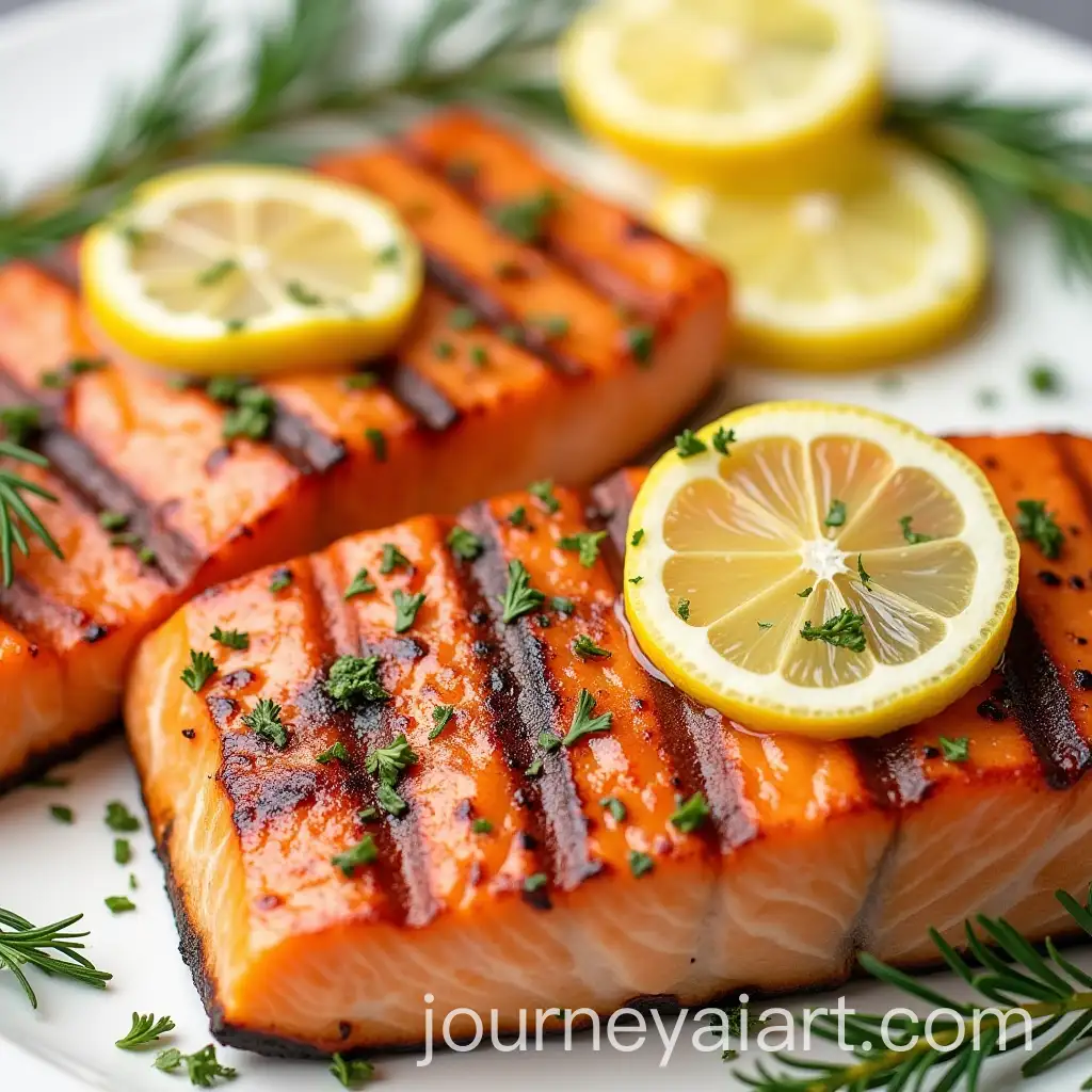 Deliciously-Grilled-Salmon-Fillets-with-Fresh-Herbs-and-Lemon