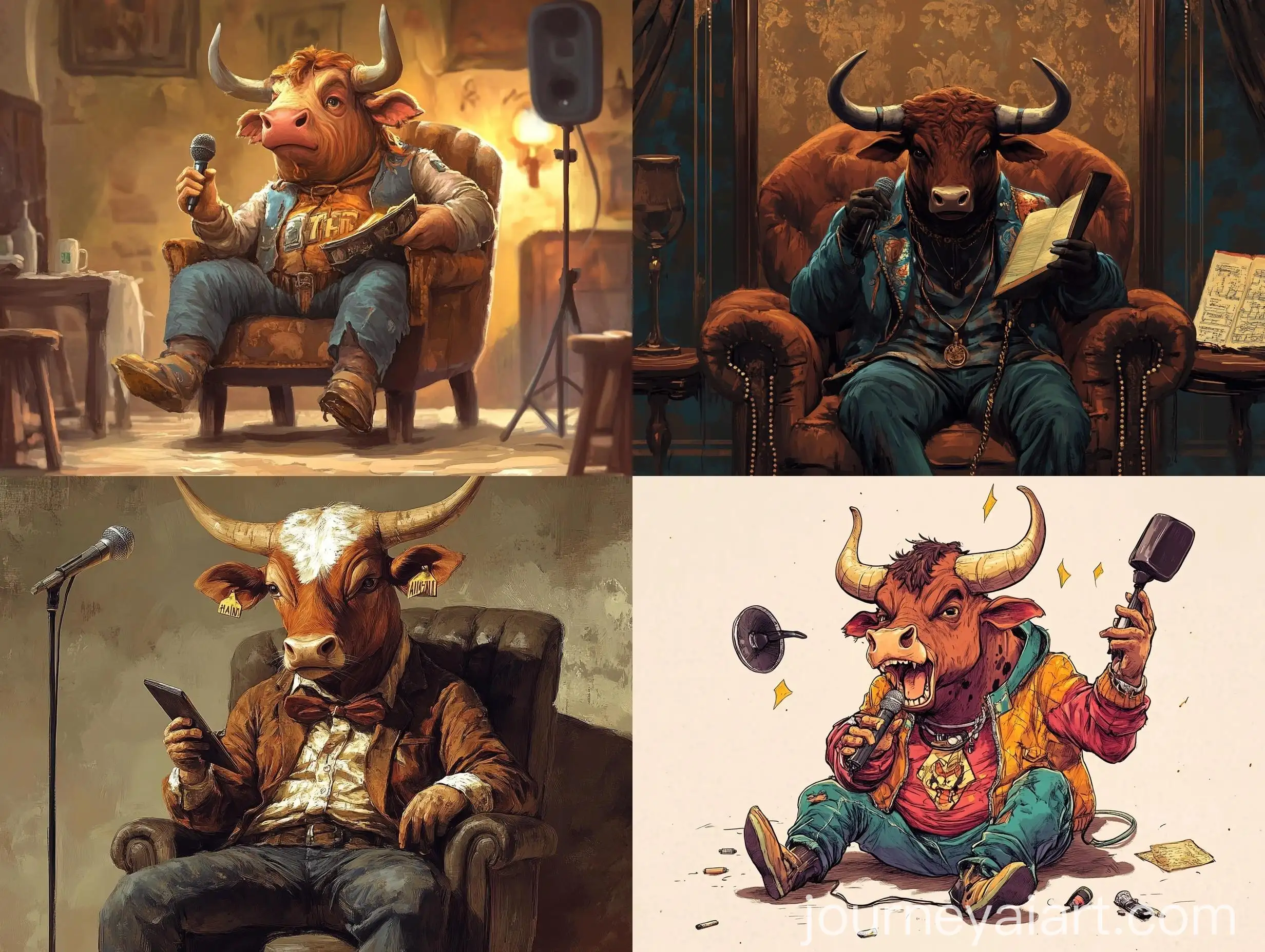 Nervous-Bull-Playing-Tibia-and-Insulting-Others