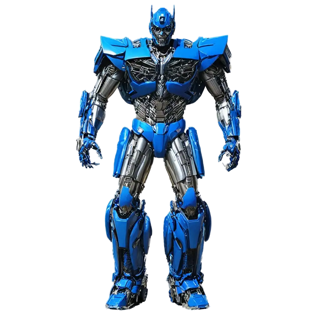 Transformer-Blue-Color-PNG-HighQuality-Transparent-Image-for-Digital-and-Print-Use