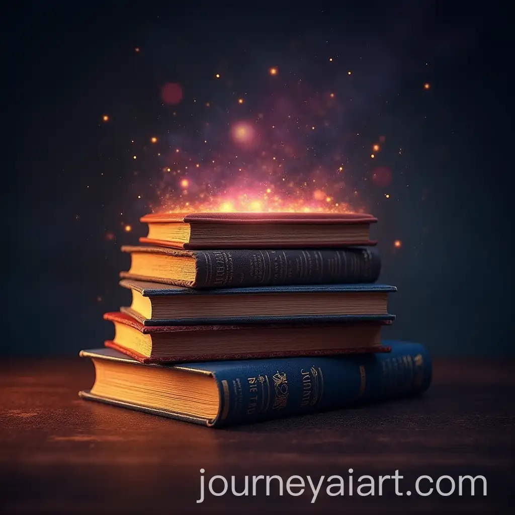 Stack-of-Books-with-Galaxy-Warmth