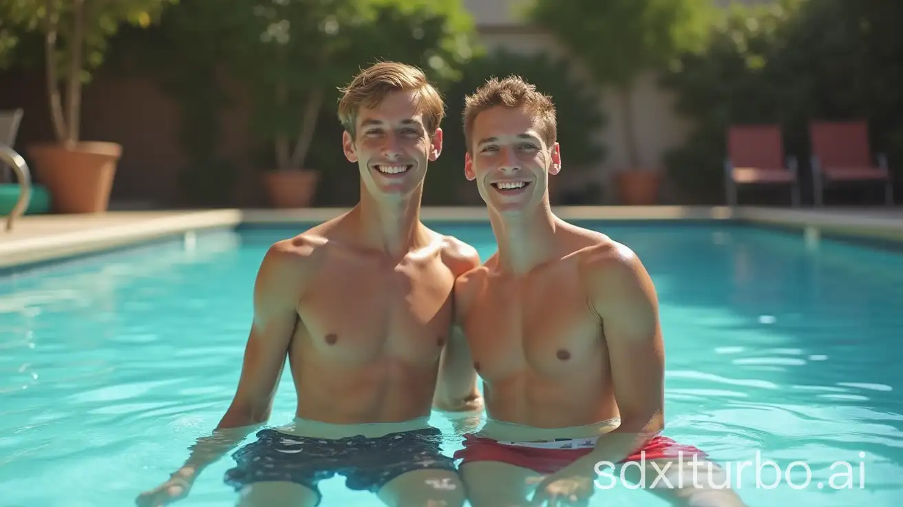 Skinny-Boys-Enjoying-a-Sunny-Day-at-an-Outdoor-Pool