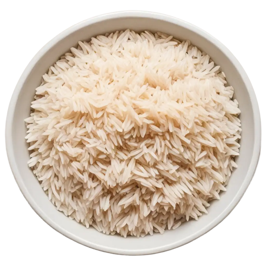 HighQuality-PNG-Image-of-Rice-in-a-White-Bowl-Top-View