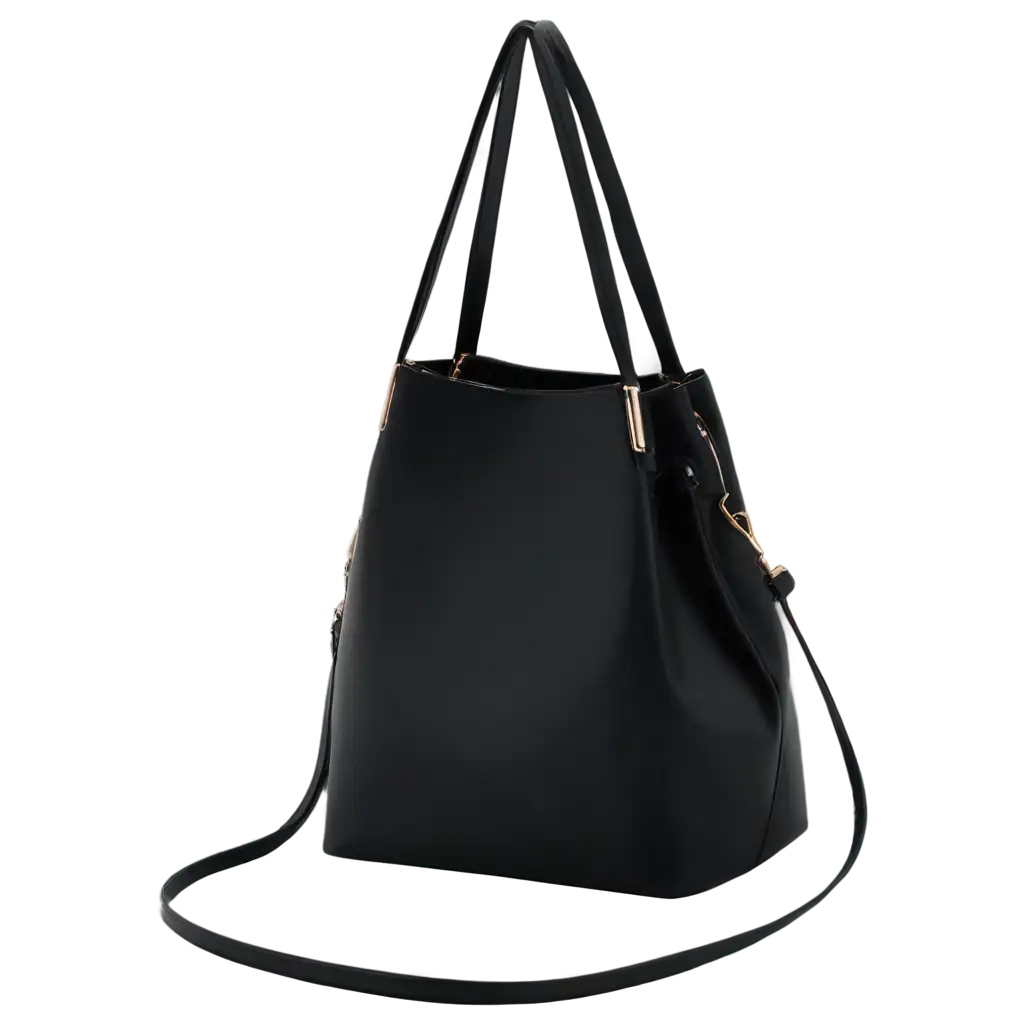 Black-Modern-Bag-PNG-Image-for-Sleek-and-Stylish-Visual-Content