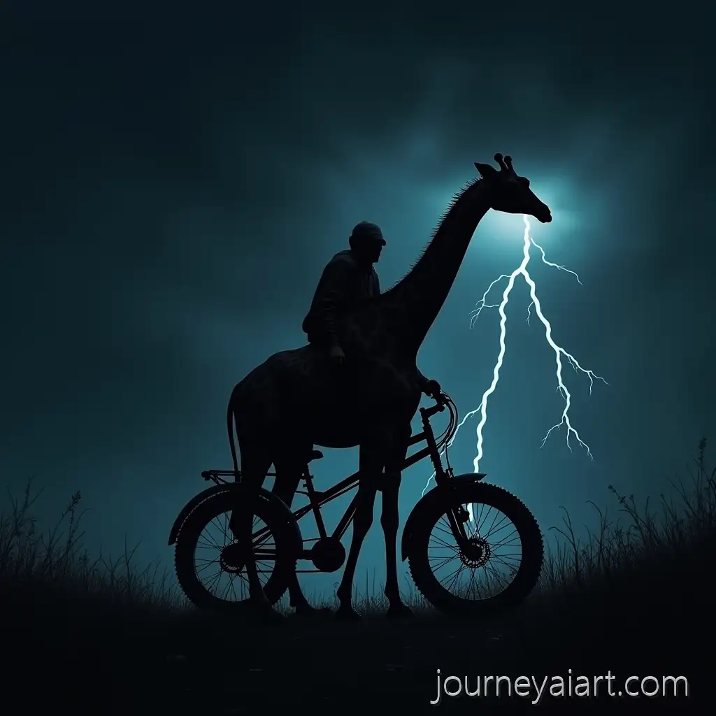 Giraffe-on-Bike-at-NightOminous-Thunderstorm-Giraffe-Riding-Bike-in-Dark-Emo-Style