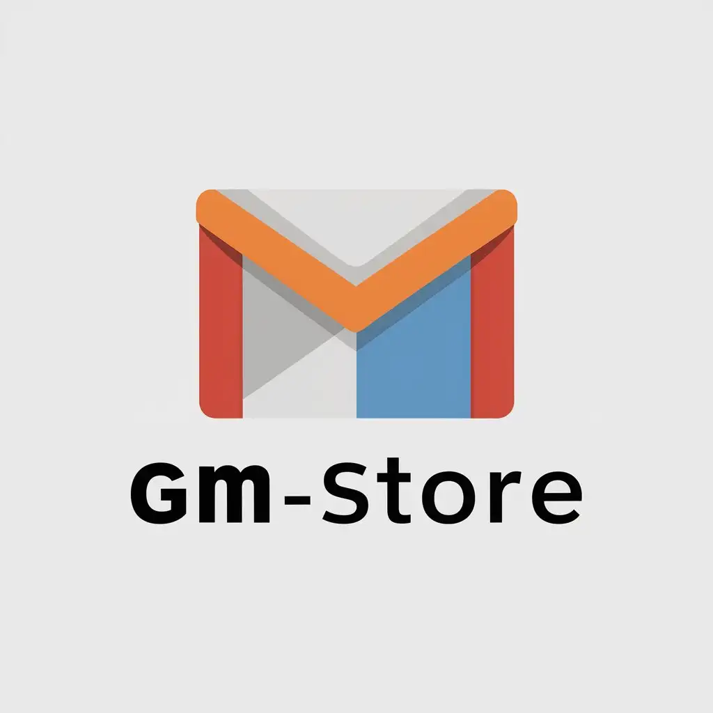 LOGO-Design-for-GMStore-Vector-Logo-with-GmailInspired-Symbol-for-Internet-Industry