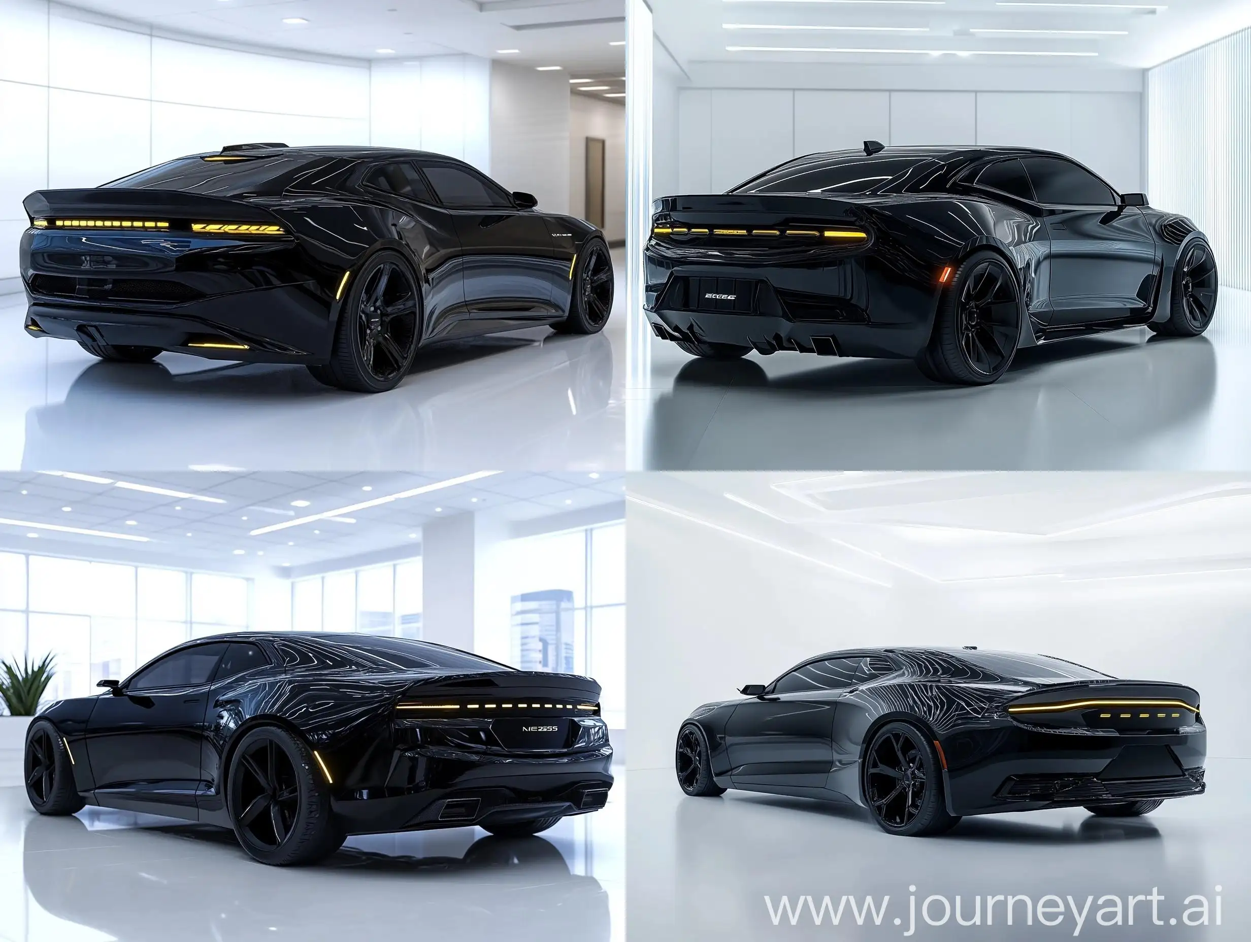 2025-Dodge-Neon-Showcase-Sleek-Black-Futuristic-Car-in-Modern-Showroom