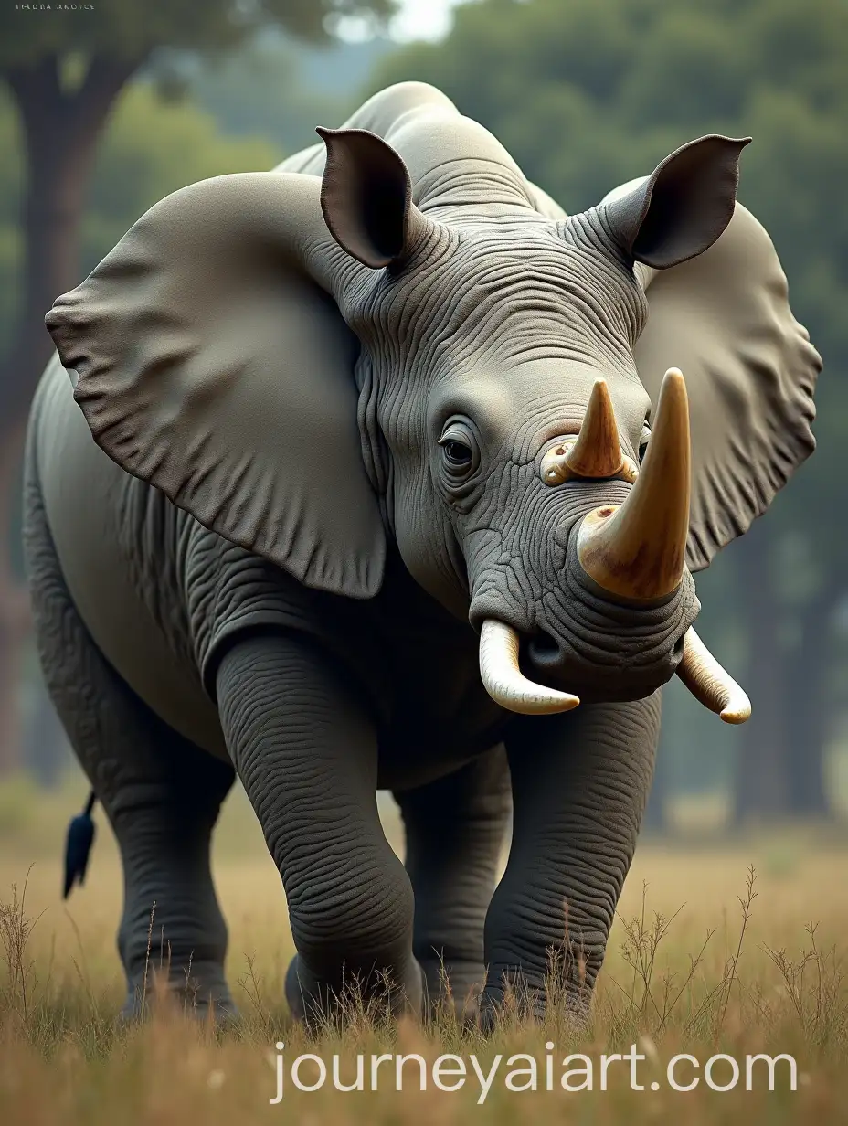 HyperRealistic-Fusion-of-Elephant-and-Rhinoceros-in-Natural-Habitat