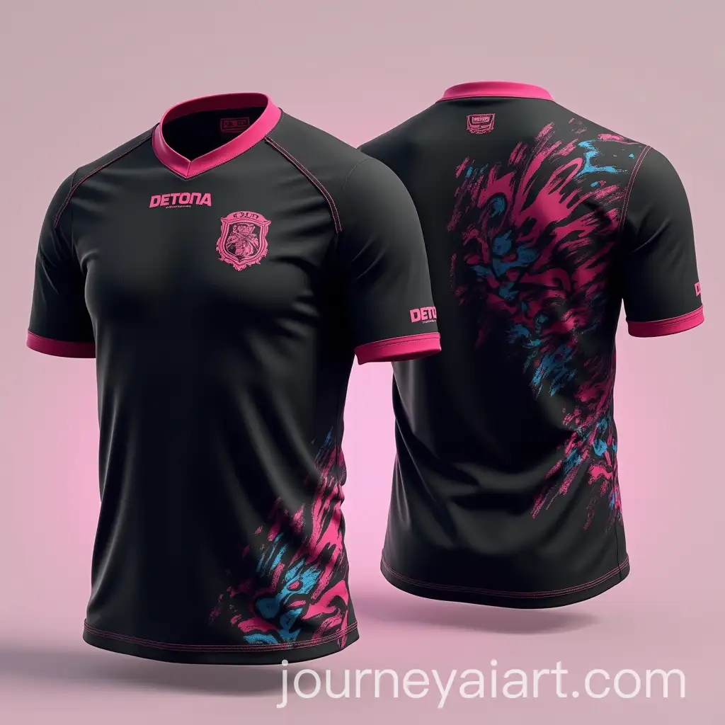 Detona-Esports-Jersey-Design-with-Pink-and-Light-Blue-Graffiti-Art