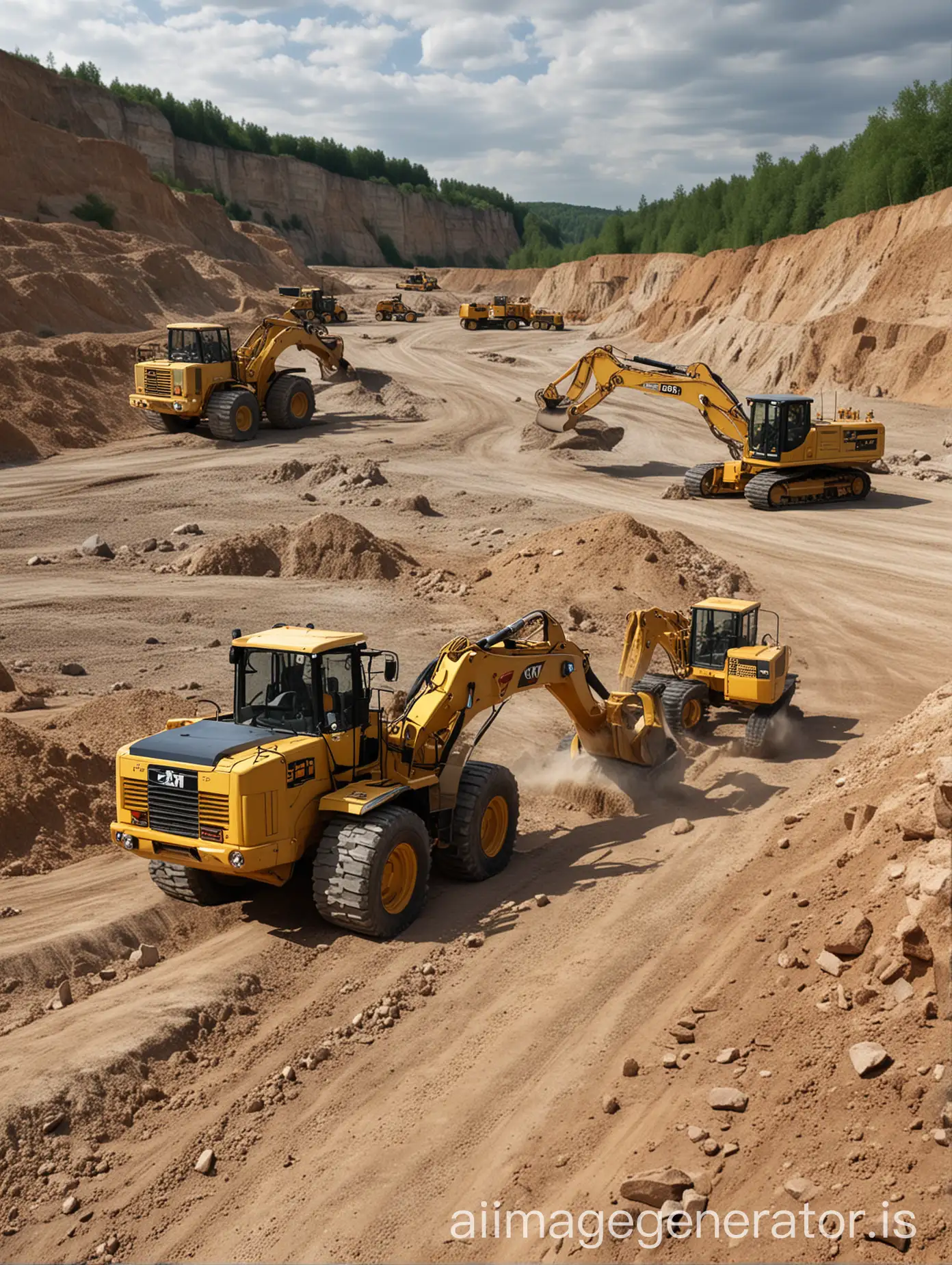 CAT-Machinery-Models-in-Action-at-Quarry