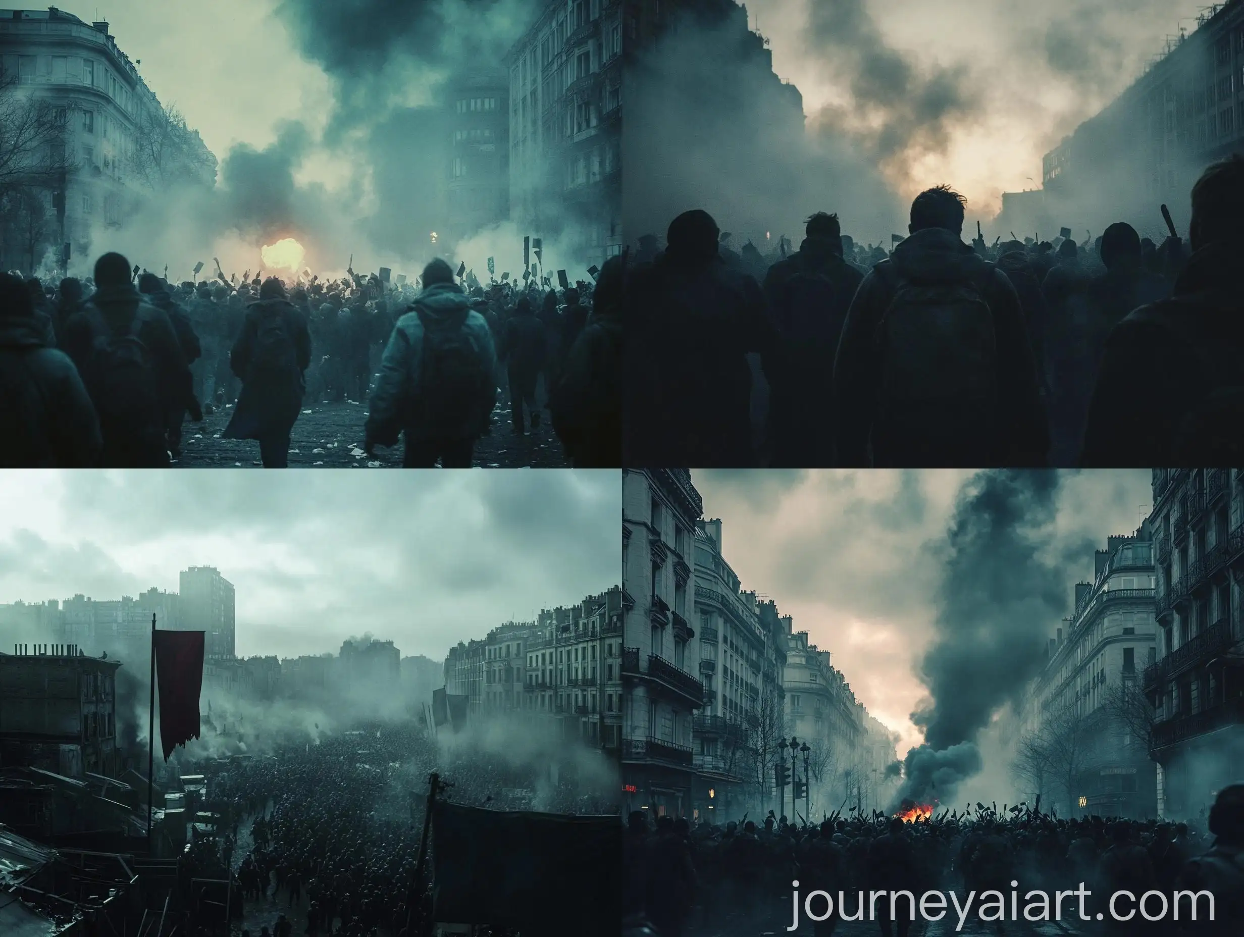 Cinematic-Riot-and-Revolution-in-Muted-Cold-Colors
