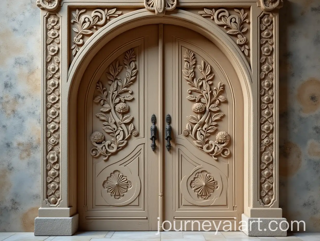 3D-Carved-Wooden-Door-with-Intricate-Design