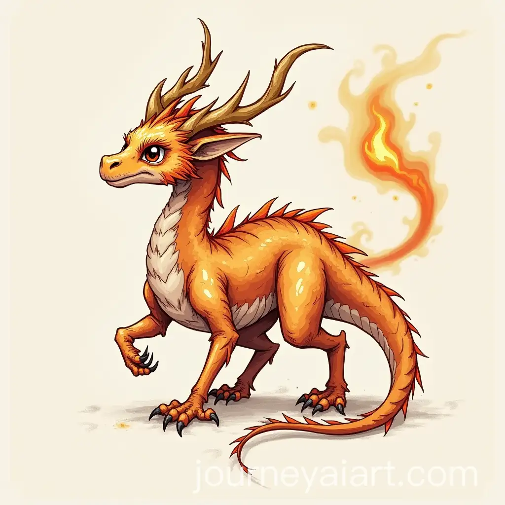 Fiery-Male-Dragon-Sketch-with-Horns