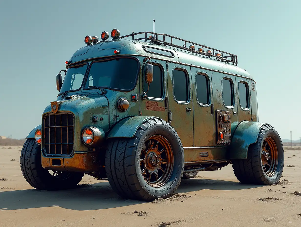 Create a crazy vehicle with many big windows highly polished Cyberpunk.