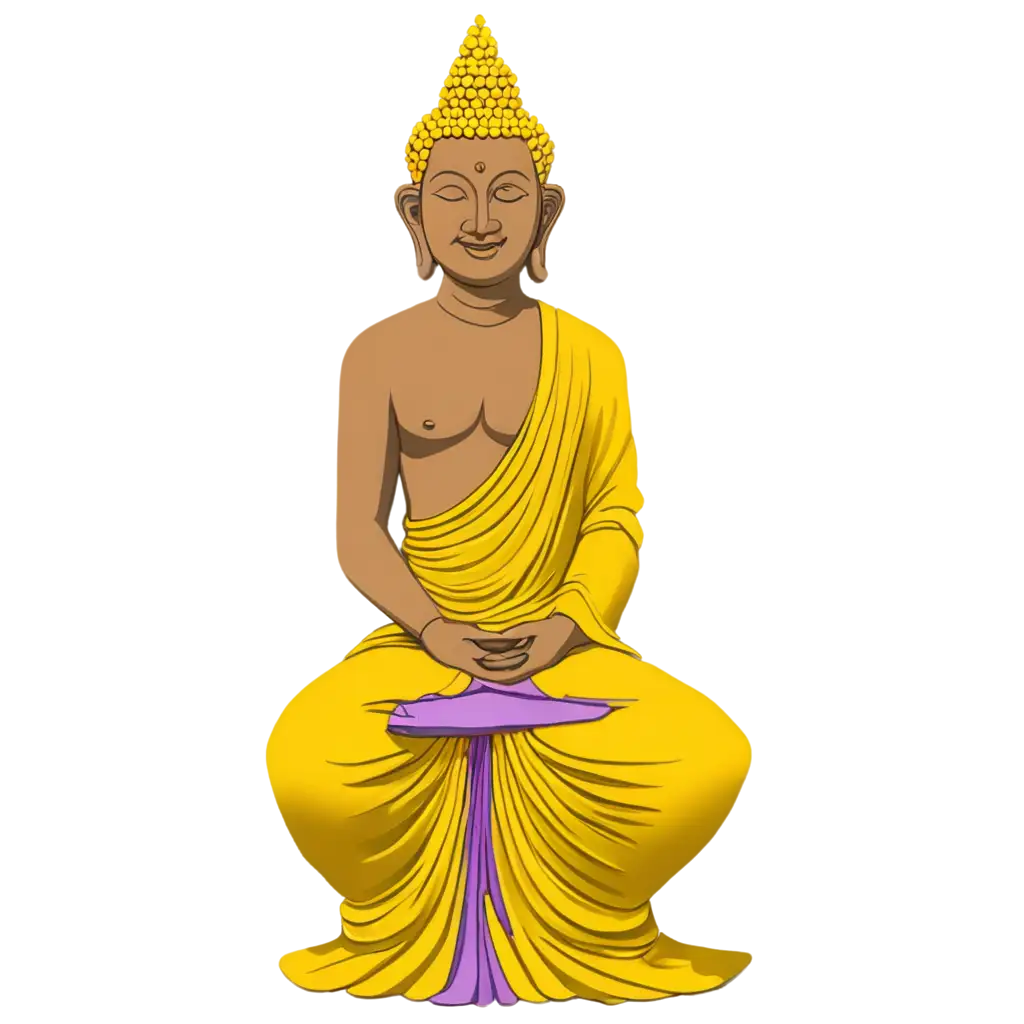 Sree-Buddha-Cartoon-PNG-Image-for-Clear-HighQuality-Design