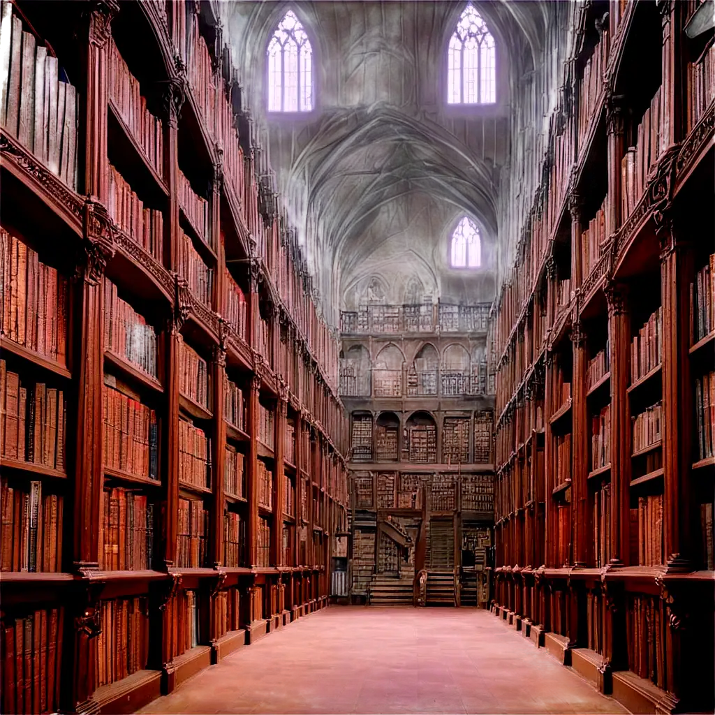 Gothic-Library-PNG-Image-with-Intricate-Shelves-and-Atmospheric-Lighting