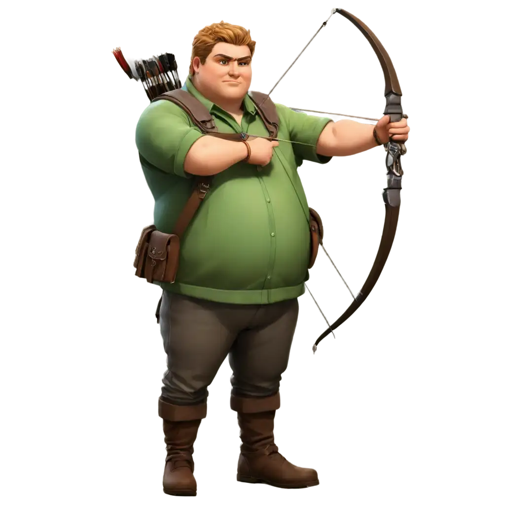 Fat-Archer-PNG-Image-Bold-Character-Design-for-Creative-Projects