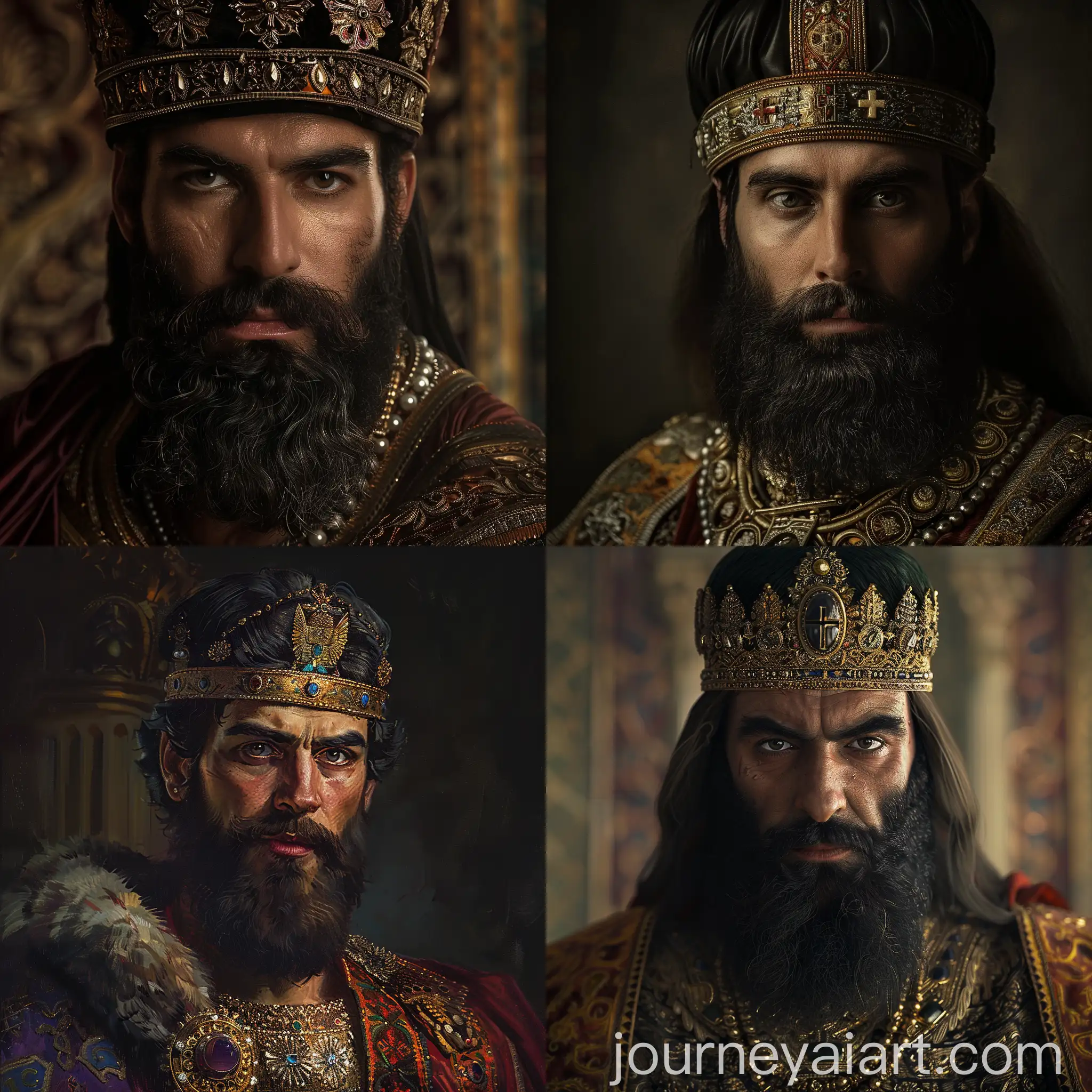 Komnenian-Byzantine-Emperor-Portrait-in-Imperial-Attire