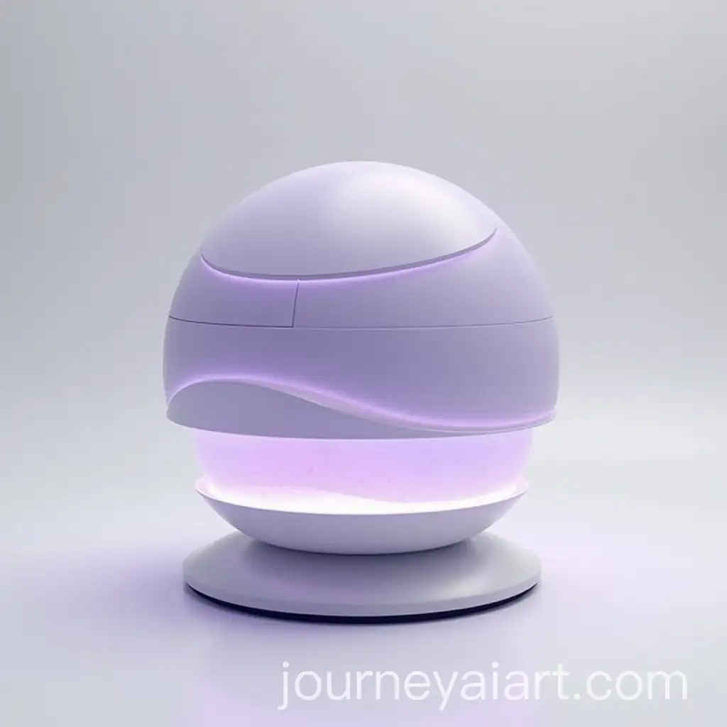 Futuristic-DomeShaped-Electronic-Tabletop-Device-for-Elderly-Interaction