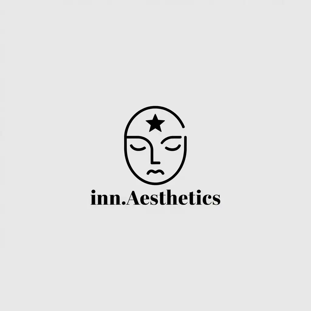 LOGO Design for innaesthetics Minimalistic Vector Logo with Cosmetology and Beauty Theme