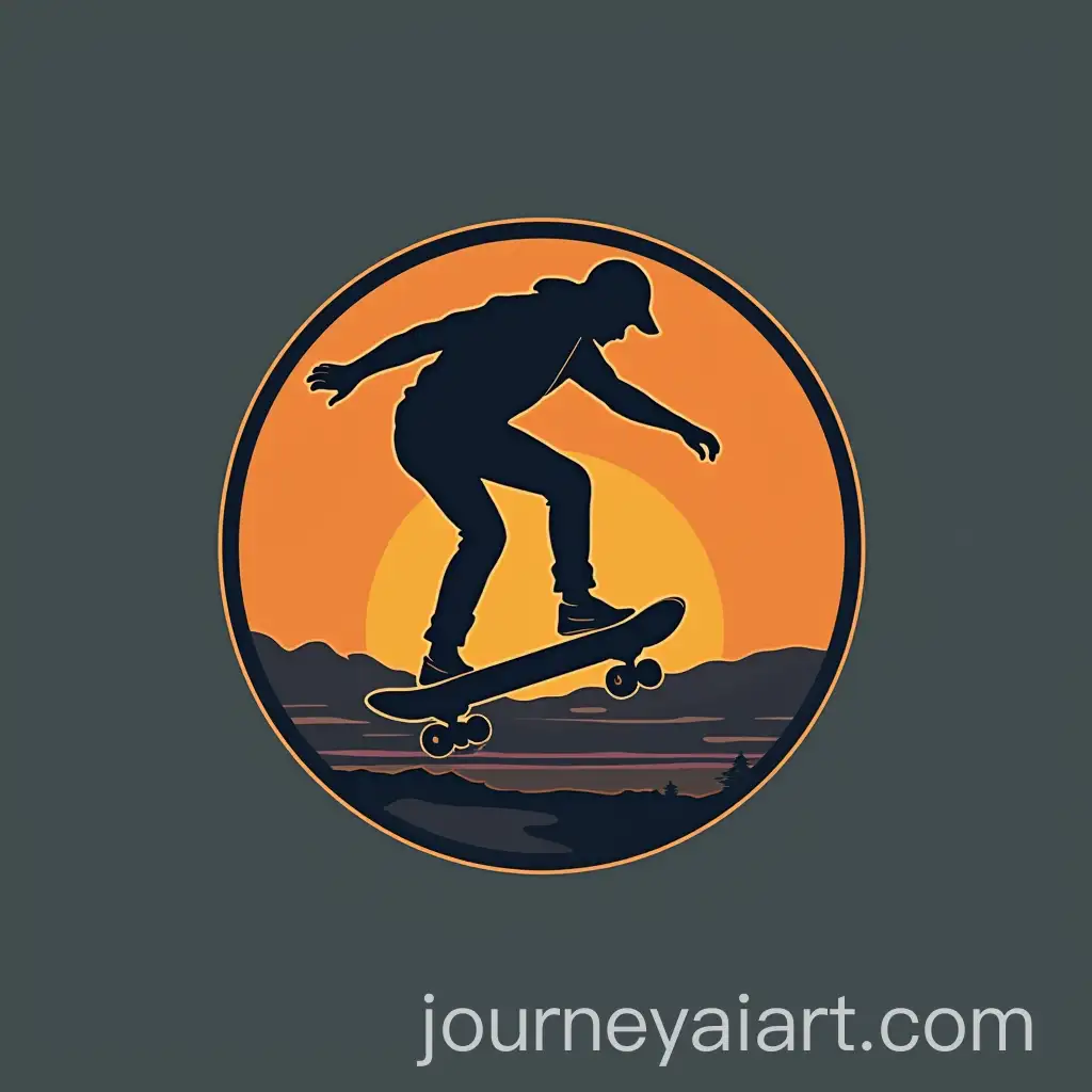 Minimalistic-SkateboardInspired-TShirt-Logo-Design