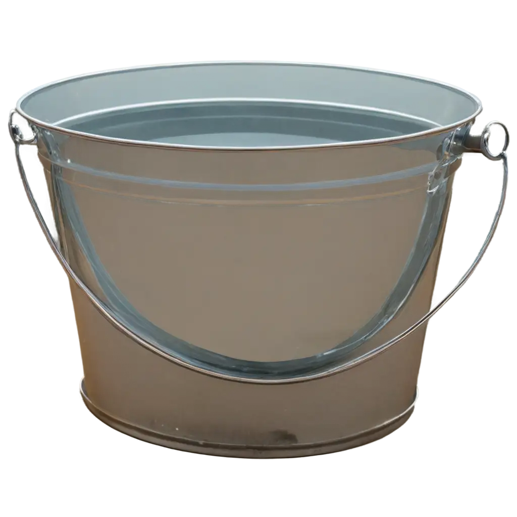 Transparent-PNG-of-a-Bucket-with-Water-HighQuality-Image-for-Versatile-Uses