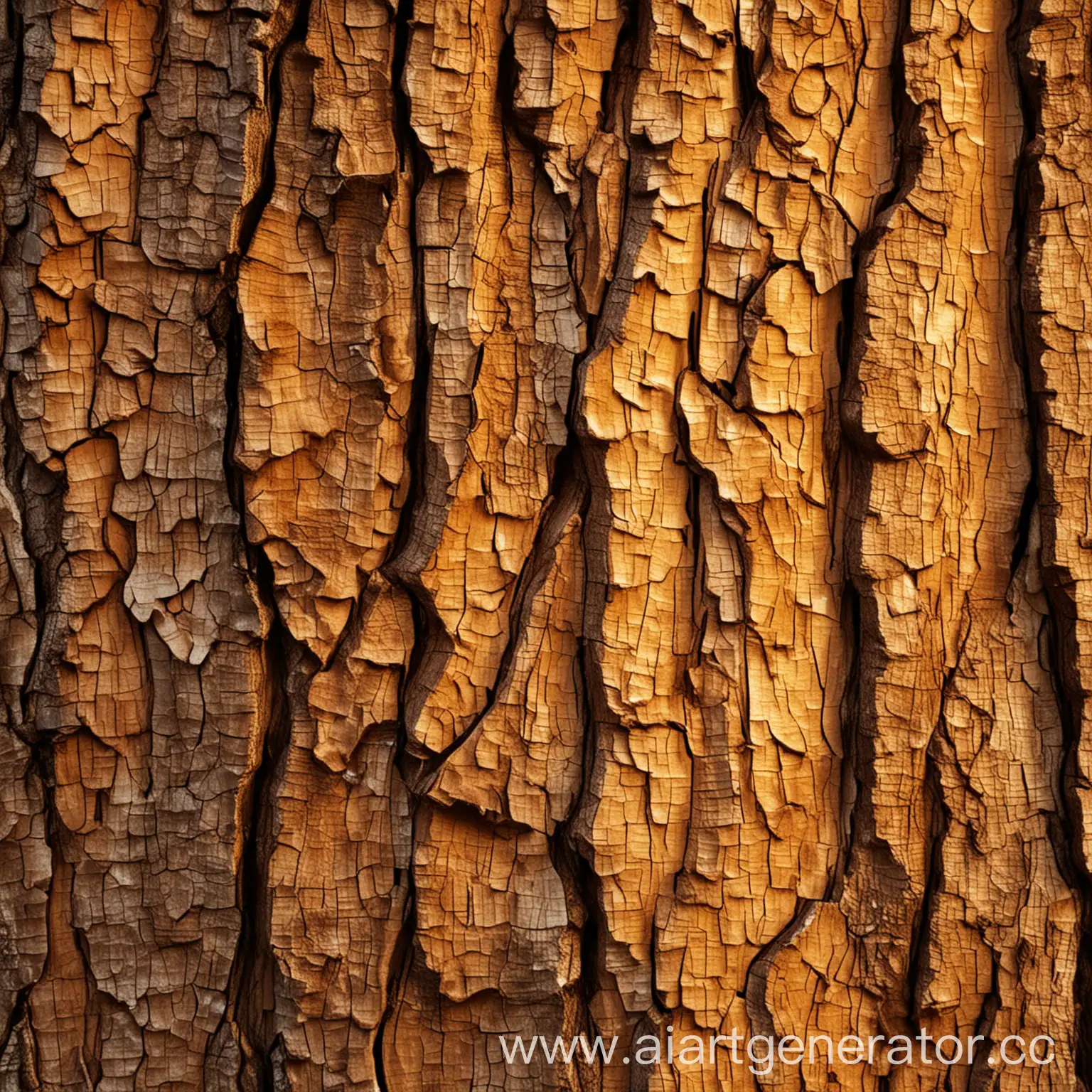 Detailed-Closeup-of-Bark-Texture-with-Golden-Glow