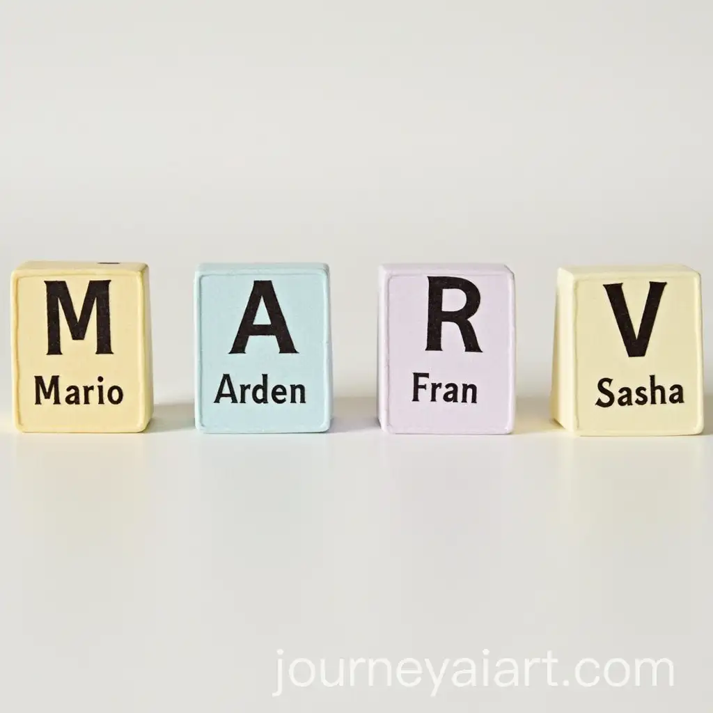 Four-Personalized-Name-Tags-with-Photos-for-Mario-Arden-Fran-and-Sasha